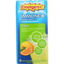 Load image into Gallery viewer, EMERGEN-C: Immune Plus System Support with Vitamin D Citrus, 30 count