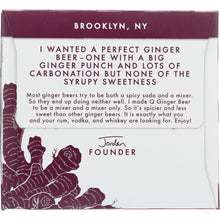 Load image into Gallery viewer, Q TONIC: Ginger Beer 4 Pack, 30 fo