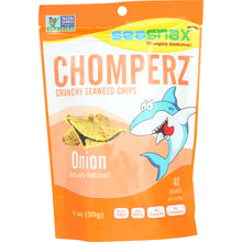 Load image into Gallery viewer, SEA SNAX: Seaweed Chips Chomperz Onion, 1 oz