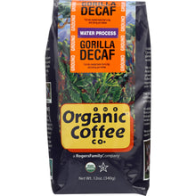 Load image into Gallery viewer, ORGANIC COFFEE CO.: Ground Coffee Gorilla Decaf, 12 oz