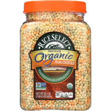 Load image into Gallery viewer, RICESELECT: Organic Tri Color Pearl Couscous, 24.5 oz