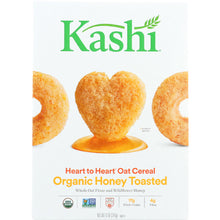 Load image into Gallery viewer, KASHI: Organic Heart to Heart Honey Toasted Oat Cereal, 12 oz