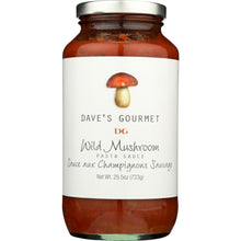 Load image into Gallery viewer, DAVES GOURMET: Pasta Sauce Wild Mushroom, 25.5 oz
