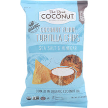 Load image into Gallery viewer, THE REAL COCONUT: CHIPS TRTLA FLR CCNUT S V (5.500 OZ)