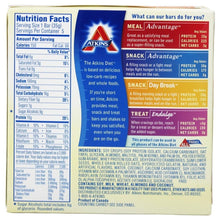 Load image into Gallery viewer, ATKINS: Day Break Snack Bar Cranberry Almond (5x1.2oz bars), 6 oz