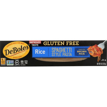 Load image into Gallery viewer, DEBOLES: Gluten Free Rice Spaghetti Style Pasta, 8 oz