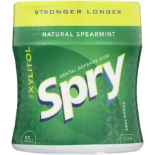 Load image into Gallery viewer, SPRY: Stronger Longer Spearmint Xylitol Gum, 55 pc