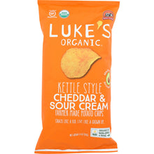 Load image into Gallery viewer, LUKES ORGANIC: Chips Potato Sour Cream and Onion, 4 oz