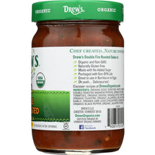 Load image into Gallery viewer, DREWS ALL NATURAL: Organic Double Fire Roasted Salsa, 12 oz