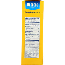 Load image into Gallery viewer, DE CECCO: Pasta Orecchiette, 16 oz