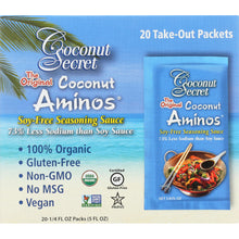 Load image into Gallery viewer, COCONUT SECRET: Aminos Coconut Packets, 5 oz