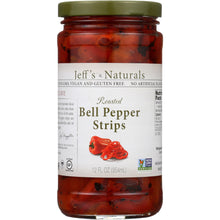 Load image into Gallery viewer, JEFF'S NATURALS: Roasted Bell Pepper Strips, 12 oz