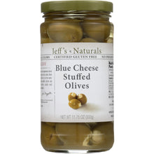 Load image into Gallery viewer, JEFF'S NATURALS: Stuffed Olives Blue Cheese, 11.75 oz