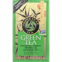 Load image into Gallery viewer, TRIPLE LEAF: Tea Green Tea, 20 Tea Bags
