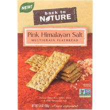 Load image into Gallery viewer, BACK TO NATURE: Pink Himalayan Salt Multigrain Flatbread Cracker, 5.5 oz