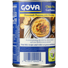 Load image into Gallery viewer, GOYA: Chick Peas, 15.5 Oz
