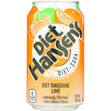 Load image into Gallery viewer, HANSEN: Diet Soda Tangerine Lime 6-12oz, 72 oz