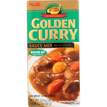 Load image into Gallery viewer, S &amp; B: Sauce Mix Medium Hot Golden Curry, 3.2 oz