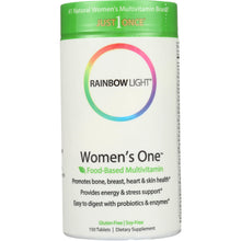 Load image into Gallery viewer, RAINBOW LIGHT: Just Once Women's One Food-Based Multivitamin, 150 Tablets