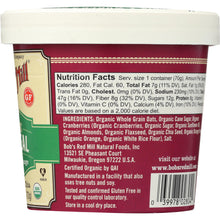 Load image into Gallery viewer, BOBS RED MILL: Organic Oatmeal Cup Cranberry Orange, 2.47 oz