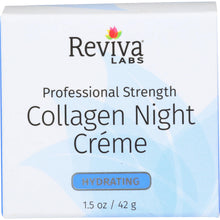 Load image into Gallery viewer, REVIVA LABS: Collagen Night Cream, 1.5 oz