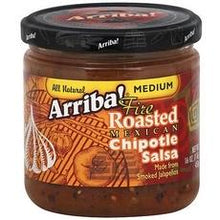 Load image into Gallery viewer, ARRIBA: Fire Roasted Mexican Chipotle Salsa Medium, 16 Oz