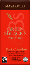 Load image into Gallery viewer, GREEN &amp; BLACKS: Organic Maya Gold Dark Chocolate Bar 60% Cacao, 3.5 oz