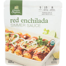Load image into Gallery viewer, SIMPLY ORGANIC: Sauce Red Enchilada Simmer Organic, 8 oz