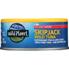 Load image into Gallery viewer, WILD PLANET: Tuna Wild Skipjack Light No Salt, 5 oz