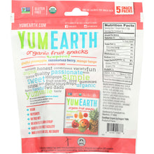 Load image into Gallery viewer, YUMMYEARTH: FRUIT SNACK TROPICAL 5CT (3.100 OZ)