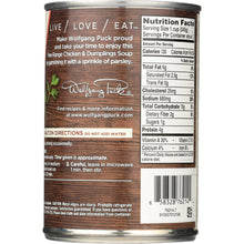 Load image into Gallery viewer, WOLFGANG PUCK: Organic Chicken &amp; Dumplings Soup, 14.5 oz