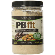 Load image into Gallery viewer, BETTERBODY FOODS: PB Fit Chocolate Peanut Butter Powder, 15 oz