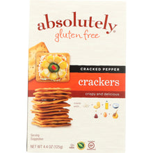 Load image into Gallery viewer, ABSOLUTELY GLUTEN FREE: Cracker Gluten Free Cracked Pepper, 4.4 oz