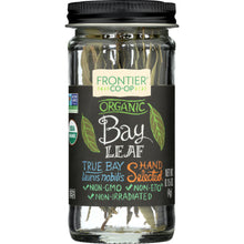 Load image into Gallery viewer, FRONTIER HERB: FRONTIER HERB: Whole Organic Bay Leaf, 0.15 oz