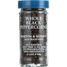 Load image into Gallery viewer, MORTON &amp; BASSETT: Whole Black Peppercorns, 2.1 oz