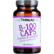 Load image into Gallery viewer, TWINLAB: B-100 Caps, 100 capsules