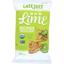 Load image into Gallery viewer, LATE JULY ORGANIC: Multigrain Snack Chips Gluten Free SubLime, 5.5 oz
