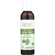 Load image into Gallery viewer, AURA CACIA: Organic Hemp Seed Oil, 4 oz