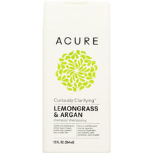 Load image into Gallery viewer, ACURE: Curiously Clarifying Shampoo Lemongrass &amp; Argan, 12 fl oz