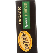 Load image into Gallery viewer, DEBOLES: Organic Spinach Fettuccine, 8 oz
