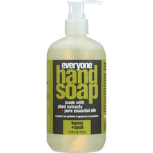 Load image into Gallery viewer, EVERYONE: Liquid Hand Soap Lemon &amp; Basil, 12.75 oz