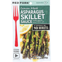 Load image into Gallery viewer, RED FORK: Lemon Herb Asparagus Skillet Sauce, 4 oz