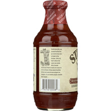 Load image into Gallery viewer, STUBB'S: All-Natural Bar-B-Q Sauce Hickory Bourbon, 18 oz