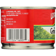 Load image into Gallery viewer, LA PREFERIDA: Diced Green Chiles Mild, 4 oz
