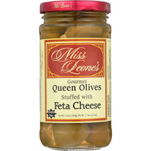 Load image into Gallery viewer, MISS LEONES: Olives Feta Cheese Stuffed, Dr Wt. 7.5 oz