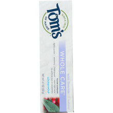 Load image into Gallery viewer, TOMS OF MAINE: Whole Care Fluoride Toothpaste Wintermint, 4.7 Oz
