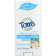 Load image into Gallery viewer, TOMS OF MAINE: Aluminum-Free Deodorant Long Lasting Honeysuckle Rose, 2.25 Oz