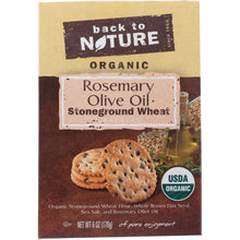 Load image into Gallery viewer, BACK TO NATURE: Rosemary and Olive Oil  Cracker, 6 oz