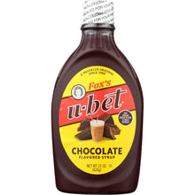 Load image into Gallery viewer, FOX UBET: Syrup Chocolate, 22 oz