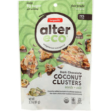 Load image into Gallery viewer, ALTER ECO: Chocolate Dark Coconut Clusters Seed Salt, 3.2 oz